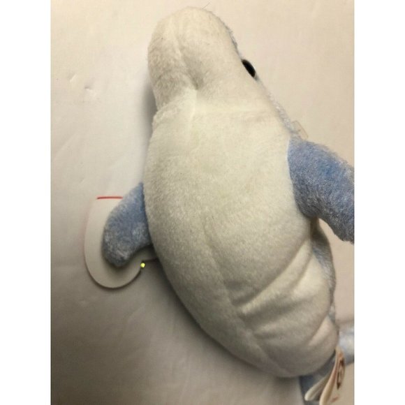 TY Beanie Babies 2.0 CLIPPER THE DOLPHIN 8" Sea Water Plush Stuffed Animal - Picture 8 of 9
